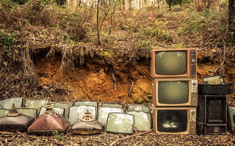 old television graveyard.